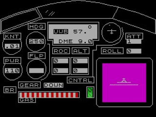 Flight Simulator screenshot 3 for ZX Spectrum